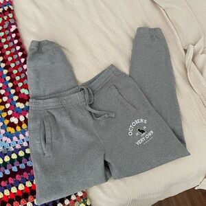 OVO grey cotton Jogger Pants